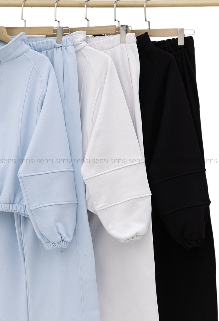 ست نیم زیپ کمر کش کد1005054